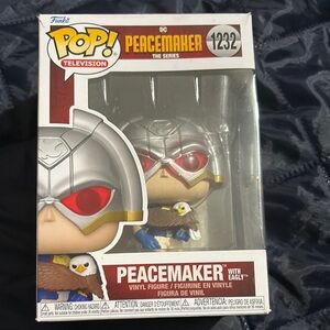 Funko Pop Peacemaker with Eagly - Red and Silver